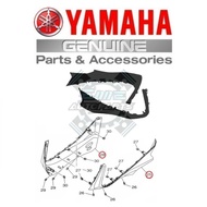 SAMPAN Footboard Mole Side Cover [ B65-F171L-00 l B65-F171M-00 ] 100% Original Yamaha Aerox155 / Nvx
