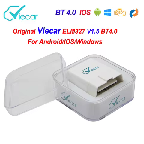 Viecar ELM327 V1.5 Bluetooth 4.0 for Android/IOS PIC18F25K80 ELM 327 V1 5 OBD 2 OBD2 Car Diagnostic 