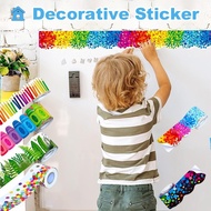 Colorful Border Stickers Ramadan Home Office Classroom Decorative Sticker DIY Classroom Wall Decor
