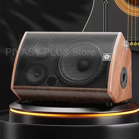 6.5 Inch Portable Guitar Amp Speaker 80W Peak With Bluetooth 5000mAh 3-8H Playtime Mic Guitar EQ For