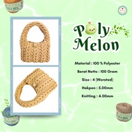 CATALOG - Poly Knitting Yarn melon BIG Ply / Polyester Crochet Knitting Yarn Yarn for Crochet Croche