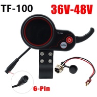 TF-100 Display Dashboard+T-Type Cable Scooter Skateboard Speedometer for Kugoo M4 Electric Scooter Parts