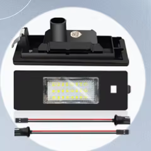 2pcs LED License Number Plate For BMW 1 Series E81 E87 E63 E64 M6 E85 E86 Z4 F12 F13 F20 K48 Lamp Ca