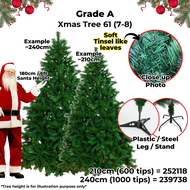 SUPERSAVE 7ft / 8ft / 9ft / 10ft Christmas Tree Decoration Pokok Krismas Christmas Decoration Hiasan