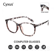 Cyxus Blue Light Filter Eyeglasses Transparent Lens Mixed Color Frame Computer Eyewear for Women/Men