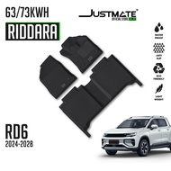 JUSTMATE RIDDARA พรมปูพื้นรถยนต์ RD6 RWD 2024 - 2028