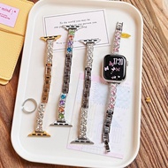 Diamond Metal Strap Suitable for smartwatch S11 10 9 8 ULTRA 7 6 5 4 SE 3 2 1 Xiaomi 8/9/10 Redmi wa