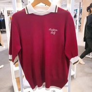 imported 2025 Malbon Golf Clothing Womens Short Sleeve Sweater 25 New Summer Breathable Sports Top K