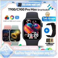 CYMK SmartWatch T900/C900 ProMax Fashion Bluetooth Smartband Two Straps 2.09 Inch HD Screen Full Tou