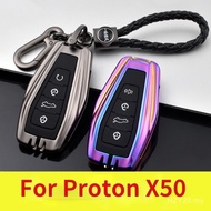 Zink Aloi Penutup kes kunci kereta Untuk aksesori Proton X50 Beg Kunci Penuh JJHV