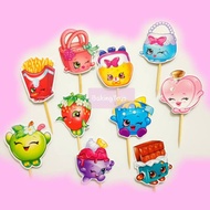 Birthday Cupcake Topper Shopskins Birthday Cake Decoration/