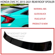 HONDA CIVIC FC FK7 2015-2021 REAR V-LIP & DUCK TAIL & REAR ROOF SPOILER ABS SKIRT LIP BODYKIT