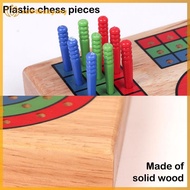 xo94bsby Wood Cribbage Board Game Classic 3 Track Cribbage Board With 9 Cribbage Pegs Portable Card 