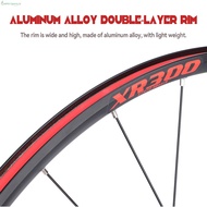 1 Pair Mountain Bike Wheelset 26/27.5inch Aluminum Alloy Rim 24H Wheel Ring 8/9/10/11S Double Walls Front 2 Rear 5 Bearing Quick Release Axles Bike Wheels &amp; Accessories