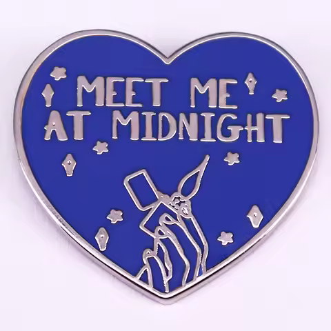 Meet Me at Midnight Enamel Pin Music Album Inspiration Badge Fans Jewelry Collection