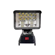8-Inch Cordless LED Work Light Spot/Flood Emergency Light 298VF Lithium Battery Outdoor Flood Light 
