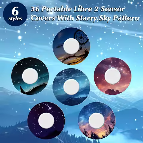 Hypoallergenic Adhesive Tape for Freestyle Libre 2/3 6Pcs Waterproof Sweatproof CGM Sensor Cover Lon