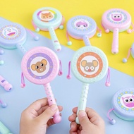 Educational Montessori Teether Baby Kids Rattle Toys Kompang Mainan Kanak-kanak