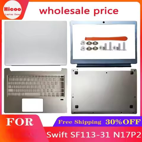 New Laptop Case For ACER Swift SF113 SF113-31 N17P2 Series LCD Back Cover Front Bezel Palmrest Botto