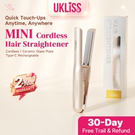 UKLISS Pelurus Rambut Mini Tanpa Wayar Portable untuk Travel dan Kegunaan Harian