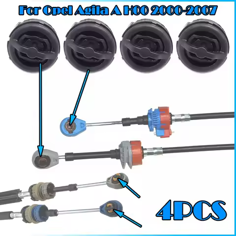 4PCS Gear Shift Cable Linkage End Rod Bushing Connect For Opel Agila A H00 2000-2007 Suzuki Wagon R+