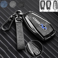Geely Key Cover for Geely Okavango Coolray SE GX3 Pro Emgrand Azkarra Key Fob Case Car Key Holder Ke