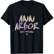 Ann Arbor Michigan - Ann Arbor Mi Watercolor Logo T-Shirt