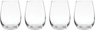 Oneida 896425 5 Oclock Stemless Wine Glasses, Set Of 4