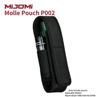 MIJOMI ที่ใส่กระเป๋าเก็บของ P002ไฟฉายกลกระเป๋าไนลอนกันน้ำได้เสื้อกองทัพอ่อนนุ่มทหาร160มม. X 45มม. ซอ