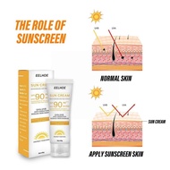 (CIUYA)ครีมกันแดดสำหรับร่างกาย Whitening Sun Cream Sunblock Female Protective 90 SPF Skin Max Anti Aging Oil Control Moisturizing Cream K3Y5