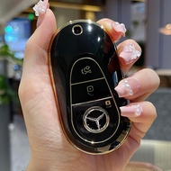 Mercedes-Benz E300L Key Cover GLE350 C260L Glb220 Shell 200 Women Glc High-End Sense Car Interior Ac