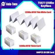100PCS T5577 Duplicator Copy 125khz RFID Card Writable Copiable Duplicate Access Control Card