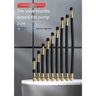 Car tire valve extension tube, rubber tube valve connection tube, inflation extension tube, American
