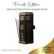 Hana Collectionneur Hand Grafted Oud Perfume Incense Stick Gift Pack 5 in 1
