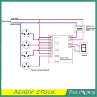Power Time Sequence Board  Sequential Controller Module 0.5-4s 30A 4 Channel for Circuit