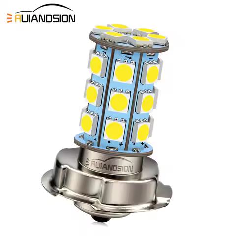 1PCS 8W P26S Motorcycle LED Light Lamp 6V 12V 10-30V Headlights Headlamp Front ATV Mopped Bulb For H