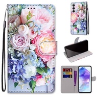 Colorful Phone Case for Samsung A16 A36 A56 A15 A25 A35 A55 S24 S24 Plus S24 S25Ultra S25E Leather C