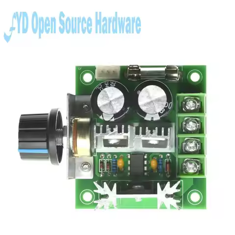 DC 12V 24V 30V 40V 13KHZ Auto PWM DC Motor Speed Regulator Governor Speed Controller Switch 10A 50V 