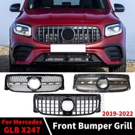 Sport Front Bumper Grill For Mercedes Benz GLB X247 W247 2019 2020 2021 2022 AMG Line GT Diamond Inl