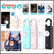 PEONYTWO Personal Alarm Safety Keychain, 130dB Panic Security Emergency LED Torch Keyring, Portable 