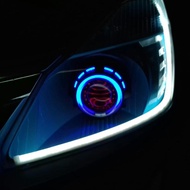 custom headlamp projie drl alis mobilio,datsun go,dll