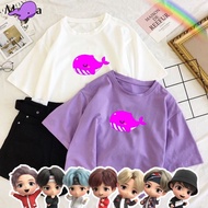 BTS Tinytan Whale Dream On Animation Inspired Shirt