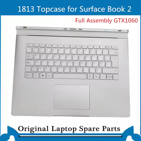 Original for Surface Book 2 1813 1793 Topcase with Keyboard 15inch AZERTY FR US GTX1060