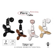 DEKA FIERO TINY 16" Remote Control 8 Speed 3 ABS Blade / Corner Fan / Kipas Dinding / 墙壁风扇