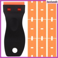 luolandi  Label Remover Glue Removal Blade Paint Tools Binder Plastic Razor Gasket Scraper Color Changing Film Cleaning
