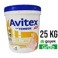 Promo Cat Tembok Avitex Pail 25 Kg Super White Putih