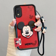 Casing Vivo Y93 Casing Vivo Y91c Casing Vivo Y1s Casing Vivo Y93s Casing Textured Leather Cute Compa