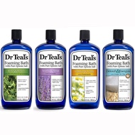 [ iiMONO ] Dr Teal's Foaming Bath with Pure Epsom Salt, Eucalyptus &amp; Spearmint, Lavender, Chamomile, Ginger &amp; Clay