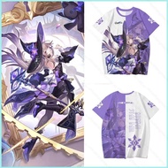 Honkai Star Rail Herta Cosplay Summer T-Shirt - Full Graphic Print