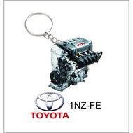 toyota 1nz-fe engine keychain 2d